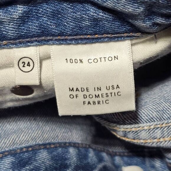 GRLFRND Revolve Cindy Distressed Lady Marmalade Shorts - Picture 4 of 4